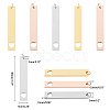 201 Stainless Steel Pendants STAS-UN0009-85-2