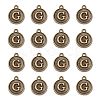 Alloy Pendant Cabochon Settings PALLOY-N156-01G-AB-1