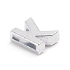 Alloy Slide Charms LS-ALRI-WH0005-09K-P-2