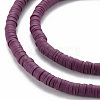 Handmade Polymer Clay Bead Strands X-CLAY-T002-4mm-73-3