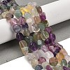 Natural Colorful Fluorite Beads Strands G-P497-01E-10-2
