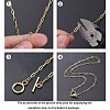 3.28 Feet Soldered Brass Paperclip Chains X-CHC-G005-06G-8