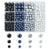 460Pcs 12 Style Glass Pearl Beads HY-FS0001-07-1
