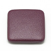 Imitation Leather Cloth Fabric Covered Cabochons WOVE-S084-02C-2