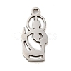 Non-Tarnish 304 Stainless Steel Pendants LS-STAS-S123-02P-1