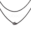 304 Stainless Steel Cable Chain Necklaces STAS-L164C-01B-3