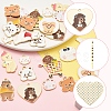 28Pcs 11 Styles Alloy Enamel Pendants ENAM-FS0003-17-2