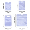 40Pcs 4 Styles Macaron Color Plastic Yin-yang Resealable Bags OPP-FS0001-18A-4