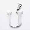 Tarnish Resistant 304 Stainless Steel Pendants STAS-F106-95P-U-1