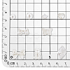 400Pcs 10 Styles ABS Plastic Imitation Pearl Beads KY-PH0002-06-5