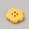 Spray Painted Plastic Buttons FIND-WH0152-394A-01-2
