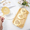 430 Stainless Steel Coffee Latte Art Molds AJEW-WH0038-40G-3