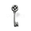 Retro Key Alloy Brooches for Backpack Clothes JEWB-V004-01A-1
