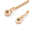 Rack Plating Brass Box Chain Link Bracelet Making KK-A183-03G-5