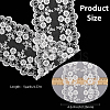 5 Yards Milk Fiber Embroidery Lace Trim Ribbon OCOR-GF0005-14B-2