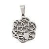 304 Stainless Steel Pendants STAS-F313-14P-1