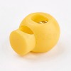 Plastic Iron Spring Cord Locks X-FIND-WH0017-10-2
