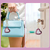 2Pcs PU Mirror Keychains KEYC-TADJ0001-05C-6