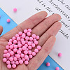 Opaque Acrylic Beads PAB702Y-B01-03-5