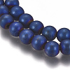 PVD Vacuum Plating Magnetic Synthetic Hematite Beads Strands G-I276-02C-6mm-1
