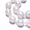 Natural Baroque Pearl Keshi Pearl Beads Strands PEAR-S019-02E-02-4