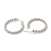 Non-Tarnish 304 Stainless Steel Hoop Earrings for Women EJEW-Z066-03P-2