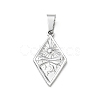 304 Stainless Steel Pendants SA-CBA34D4-07P-1