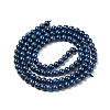 Cubic Zirconia Imitation Pearl Bead Strands ZIRC-P109-03A-02-3