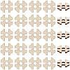 1 Set 1-Hole Wood Buttons BUTT-CY0001-16B-6
