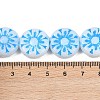 Czech Pressed Glass Beads GLAA-I061-46-4