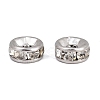 304 Stainless Steel Rhinestone Spacer Beads X-STAS-P444-01A-P-1