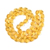 Frosted Glass Beads Strands GLAA-T023-30I-2