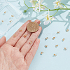 20Pcs Brass Bead Tips KK-BC0012-46-3