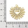 Brass Micro Pave Cubic Zirconia Pendants KK-Q006-35G-01-3