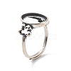Adjustable 925 Sterling Silver Ring Components STER-C011-08AS-1
