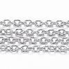 Tarnish Resistant 304 Stainless Steel Cable Chains CHS-H009-04P-1