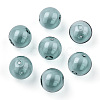 Transparent Blow High Borosilicate Glass Globe Beads GLAA-T003-09E-3