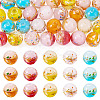 30Pcs 5 Colors Handmade Lampwork Beads LAMP-TA0001-51-1