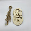 Wooden Cutouts Ornaments WOOD-TAC0003-75-1