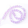 Synthetic Moonstone Beads Strands X-G-R375-6mm-A02-2