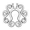 Stainless Steel Flower Clip On Nipple Rings WG76523-05-1