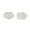 Marbled Stone Style Opaque Acrylic Beads OACR-G009-06C-2