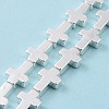 Electroplated Non-magnetic Synthetic Hematite Beads Strands G-C006-08S-1