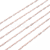 Brass Paperclip Chains CHC-T008-07RG-1