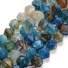 Natural Agate(Dyed & Heated) Beads Strands G-K425-B11-01-2
