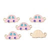 Alloy Pink Enamel Connector Charms ENAM-CJC0019-01F-1
