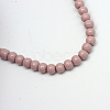 Painted Glass Beads Strands X-DGLA-S071-6mm-B24-2