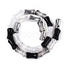 Electroplate Glass Beads Strands EGLA-N022-01A-A01-2