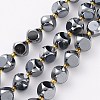 Terahertz Stone Beads Strands G-A030-B18-10mm-B-1