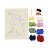 Parrot Punch Embroidery Supplies Kit DIY-H155-07-2
